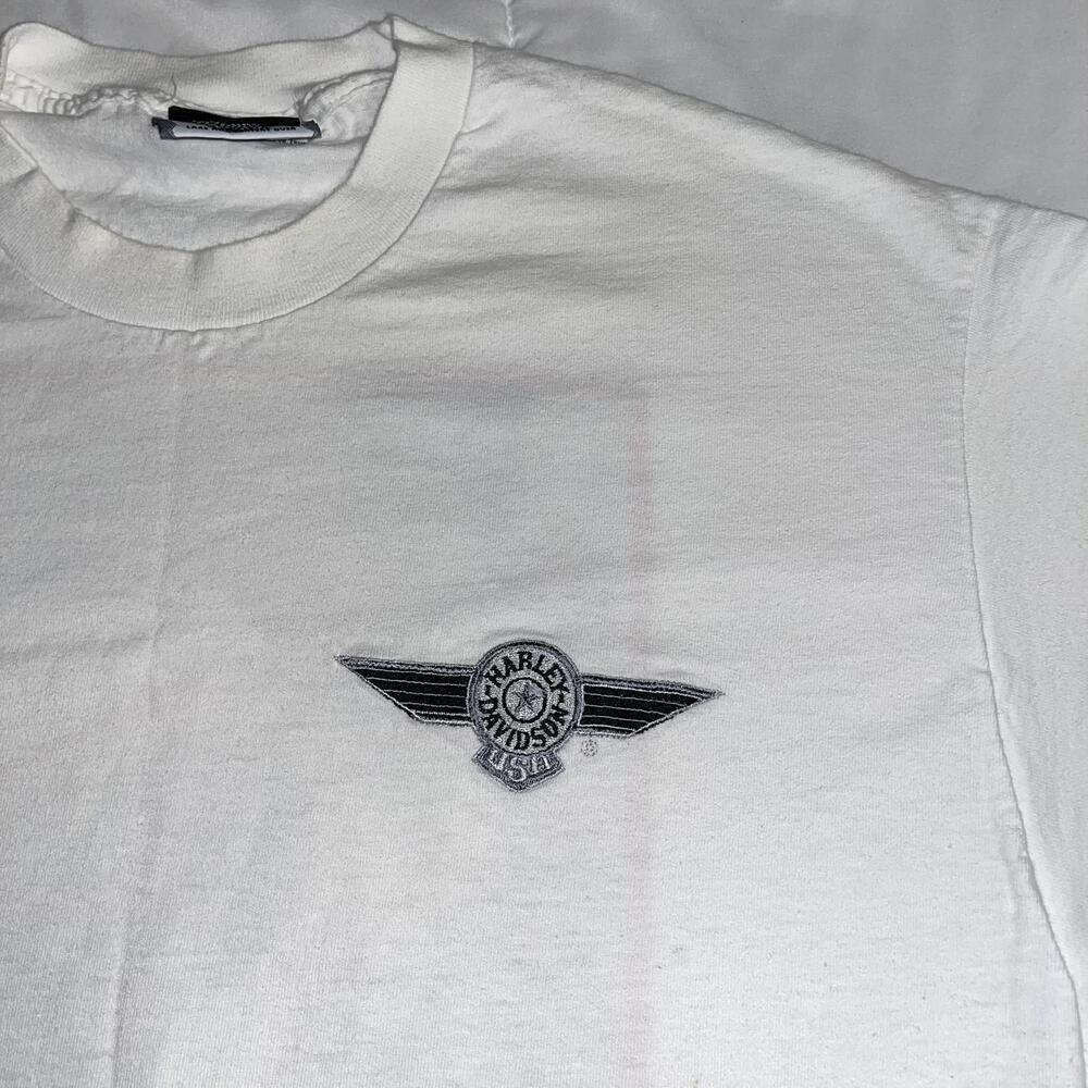 Vintage 1996 Harley Davidson Lee Tag 94 Special Men’s Large White Graphic TShirt - Picture 2 of 8